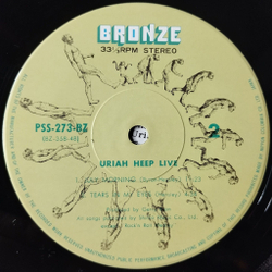 Винтажная виниловая пластинка LP Uriah Heep Live (Japan 1973) (Obi) Love Machine