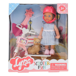 Кукла тип модница с аксесс. коробка 4604