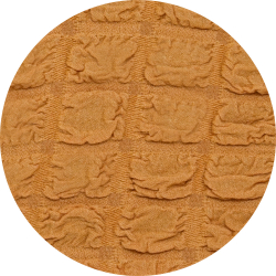 Чехол на кресло с оборкой Стандарт, цвет Горчичный