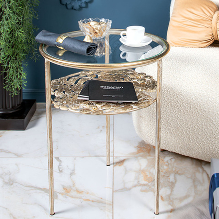 Столик декоративный Monstera Deliciosa (Монстера) Айвори