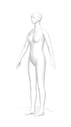 3D аватар манекена Моника