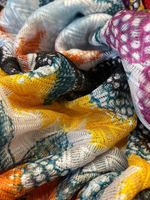 Трикотаж п/э Missoni с разноцветным узором зигзагами