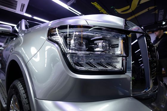 Пленка PET перламутровая серебро глянцевая GT Silver Carbins