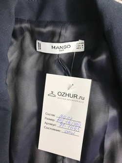 Жакет Mango для стильного образа,маркировка 40 eur, визуально 46 размер