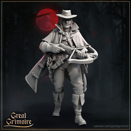 Человек Рейджер Охотник Следопыт  миниатюра для dnd, днд, pathfinder, фентези, Настольная игра, НРИ, Варгейм, РПГ