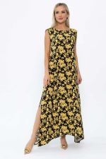 Платье Иниша (черно-желтое) П13924-4М LT Collection