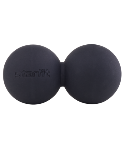 Мяч для МФР RB-106, 6 см, силикагель, двойной, черный