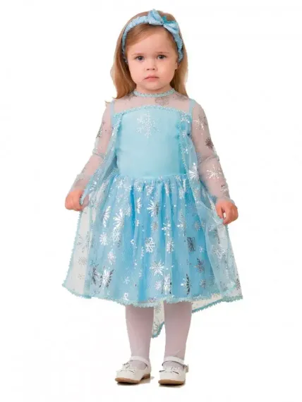 Карнавальный костюм Принцесса Эльза рост 98 см., Батик