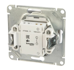 Выключатель 1-кл Schneider Electric Atlas Design карбон ATN001011