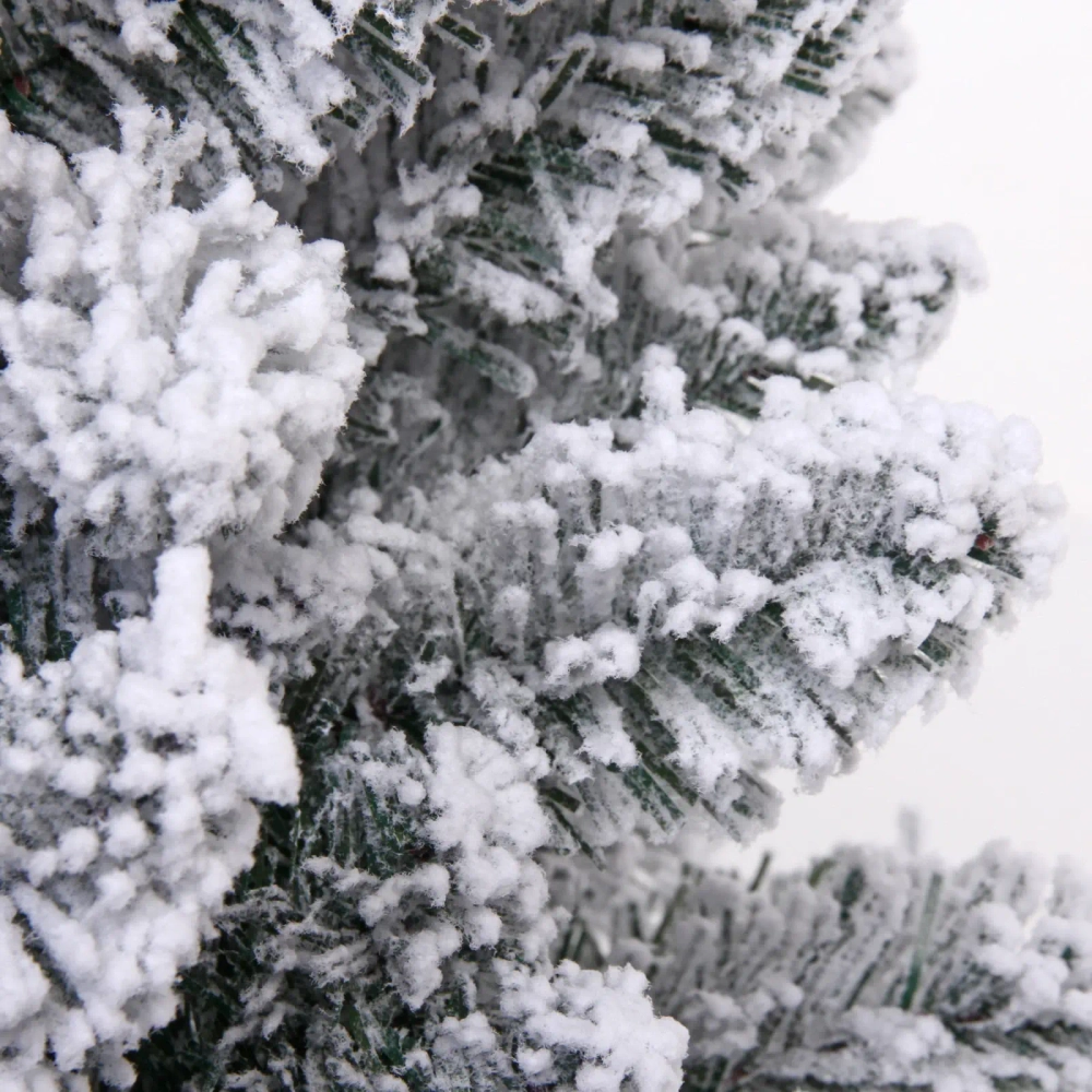 Ёлка «Снежные огни» 210 см, ПВХ с белым напылением 310 ламп LED (1222 ветки)