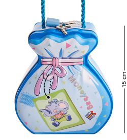 BX- 76/5 Металлическая копилка «Мешочек»