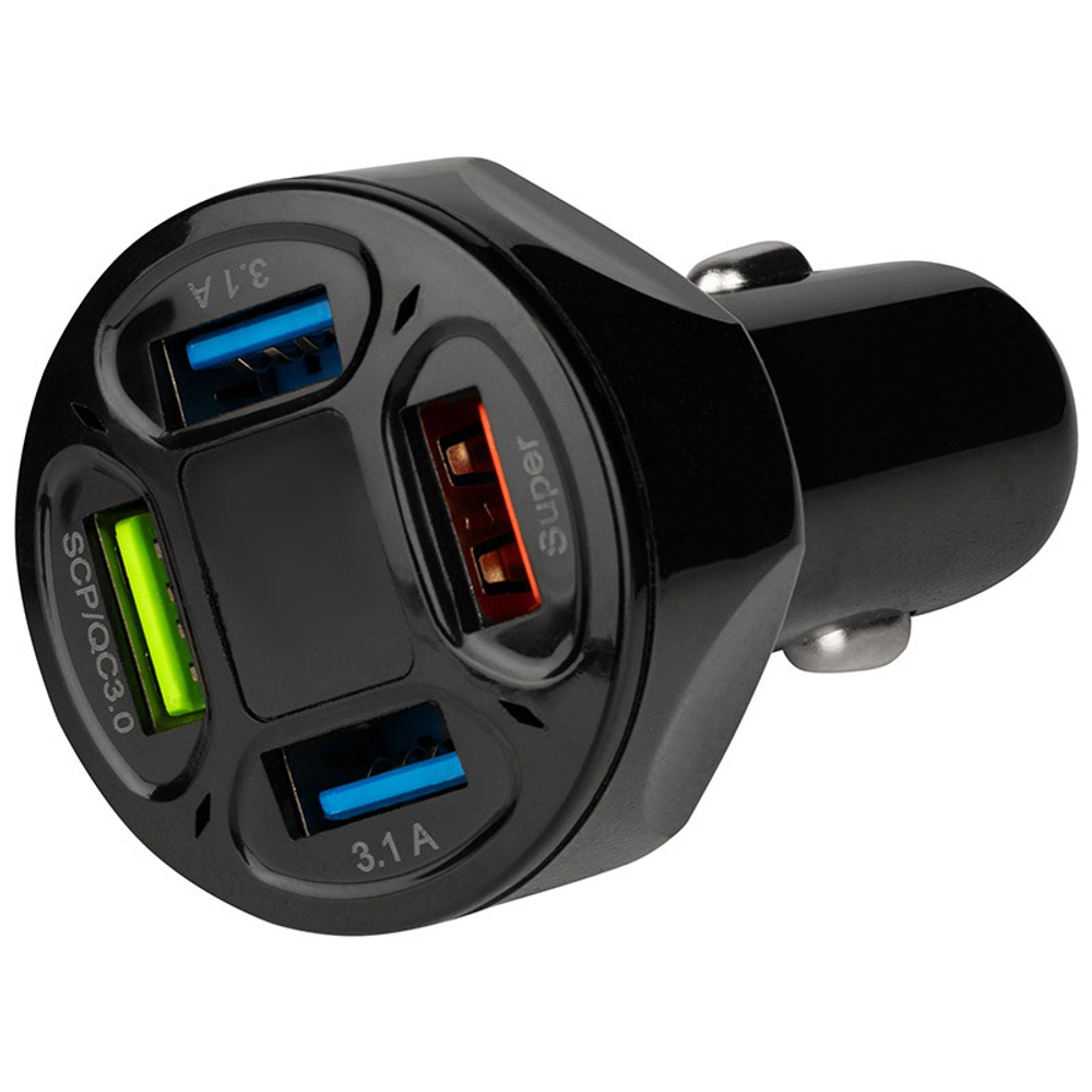 Автомобильное зарядное устройство Energy ET-46А, черный