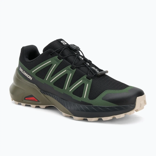 Кроссовки для бега Salomon Speedcross Peak black/black forest/rainy day