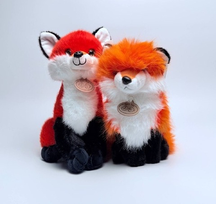 Мягкая игрушка "Лис" 27- 30 см оптом