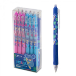 Ручка гелевая пиши-стирай, автоматическая Yalong, "Коала" 0,5 мм, синяя, резин. грип, круглый цв. пластик. корпус, пласт. уп.