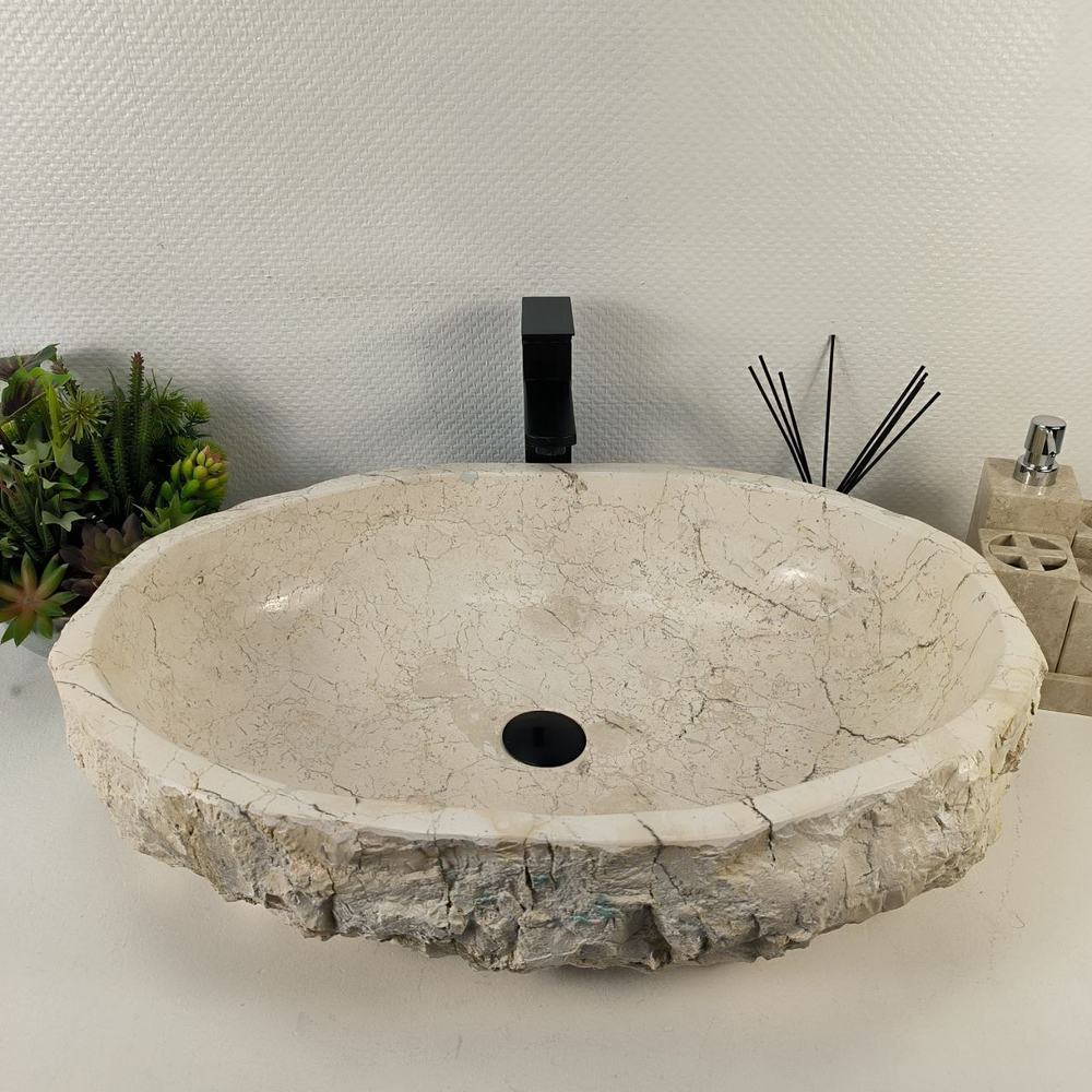 Раковина из мрамора Erozy Cream EM-65520 67*47*16 0880