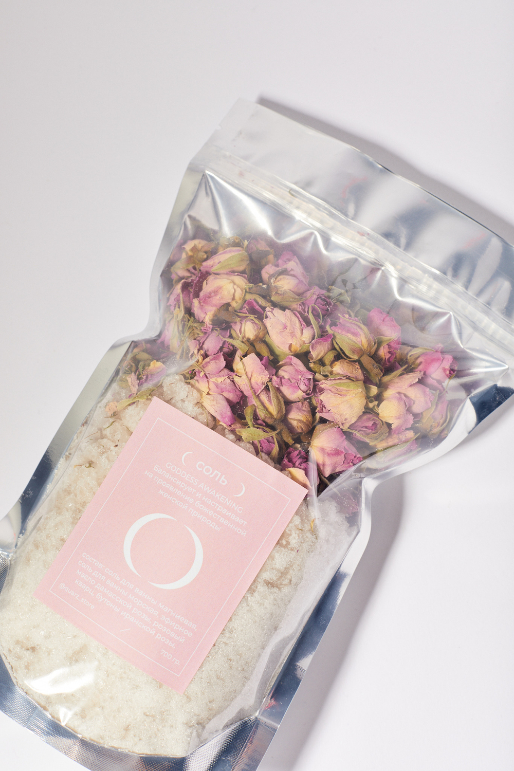 Соль для ванн GODDESS AWAKENING с розой