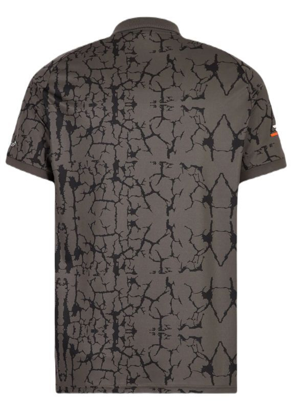 Мужское поло теннисное EA7 Man Jersey Polo Shirt - raven