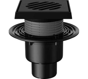 Трап регулируемый Fachmann T 310.0 PDsG 150x150 (вертикальный выпуск, с "сухим" сифоном, DN50/75/110)