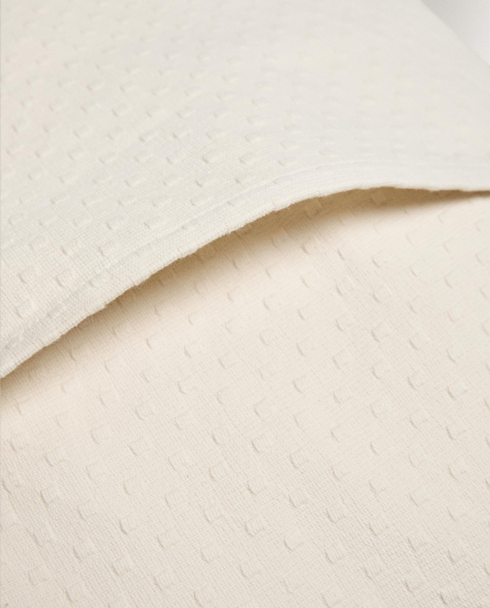 Zara Home наволочка декоративная из хлопка, бежевый · 1163/007