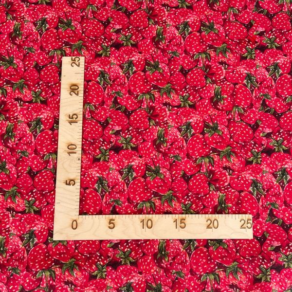КЛУБНИКА, 100% хлопок Handmade Fabrics 2