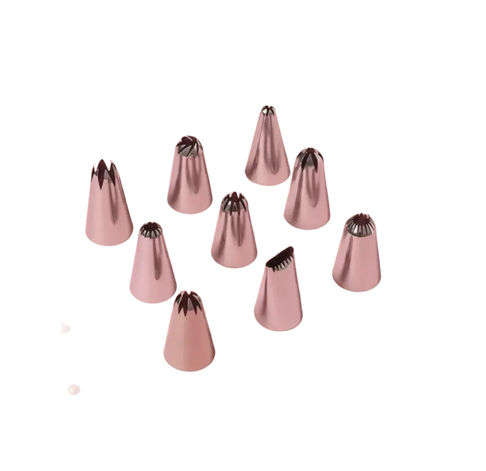 Набор насадок кондитерских KONFINETTA, d=2,5 см, 9 шт