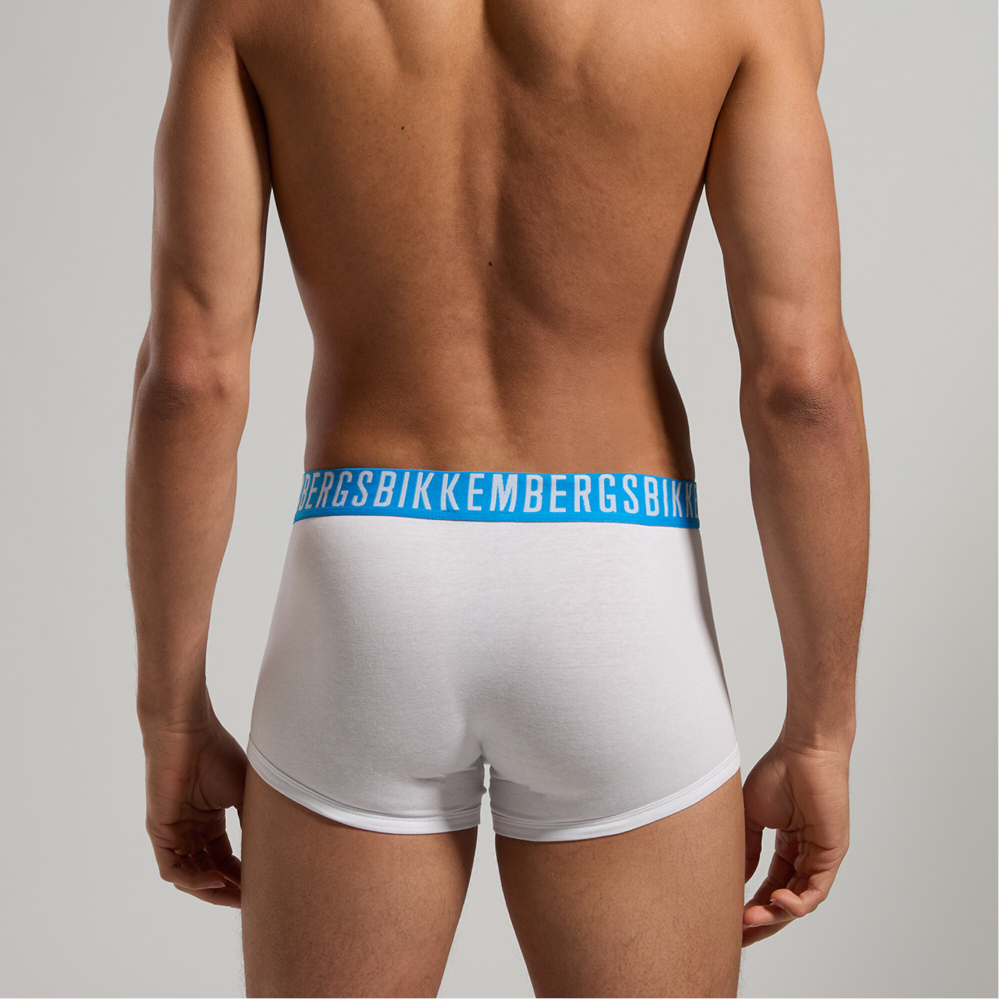 Мужские трусы хипсы (черный, темно-синий, белый) набор 3 в 1 Bikkembergs FASHION COTTON BKK1UTR09TR/3