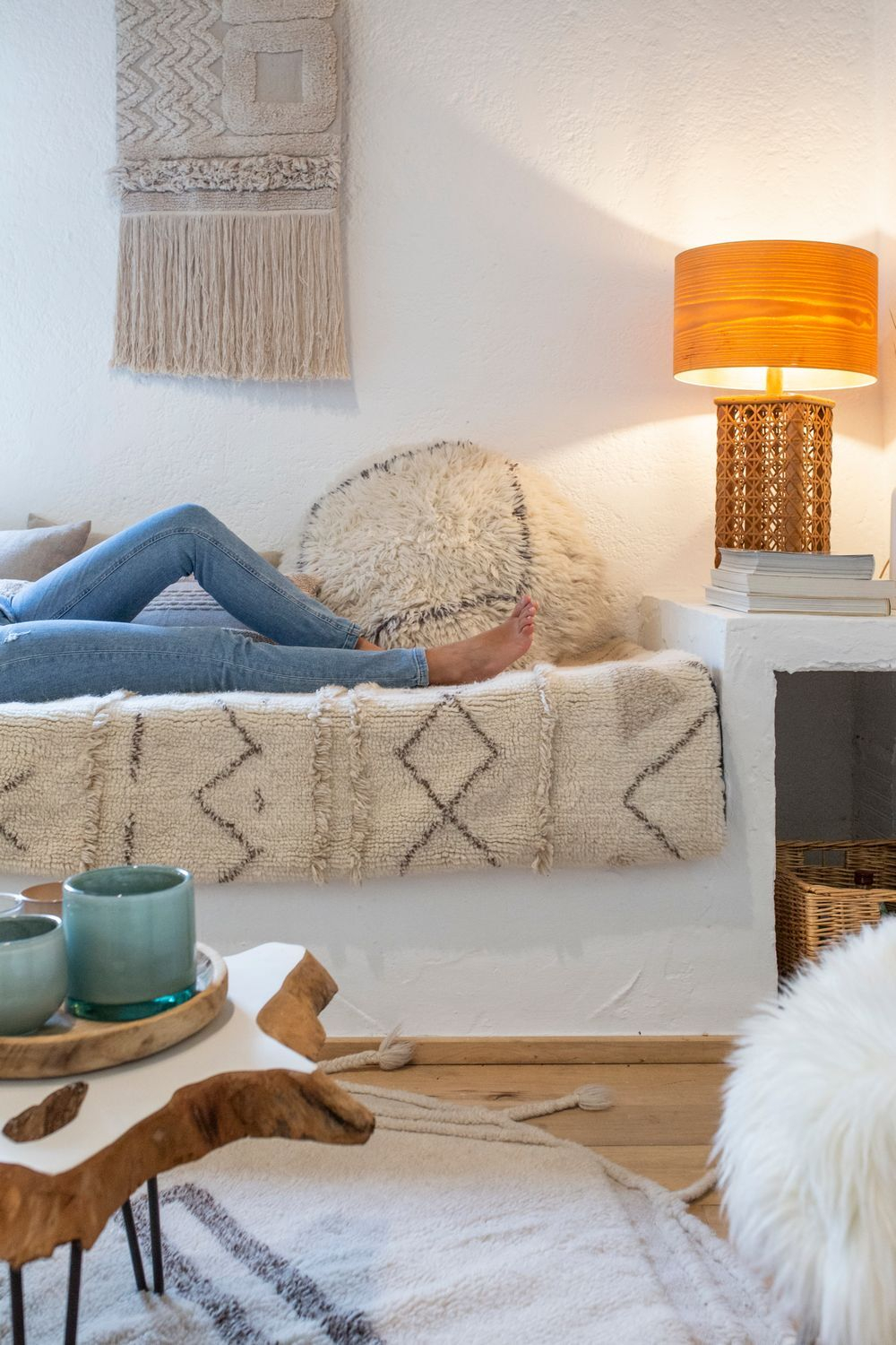 Шерстяной стираемый ковер Lorena Canals Bannock (250Ø см)