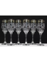 Бокалы для шампанского 6 штук Абстракция