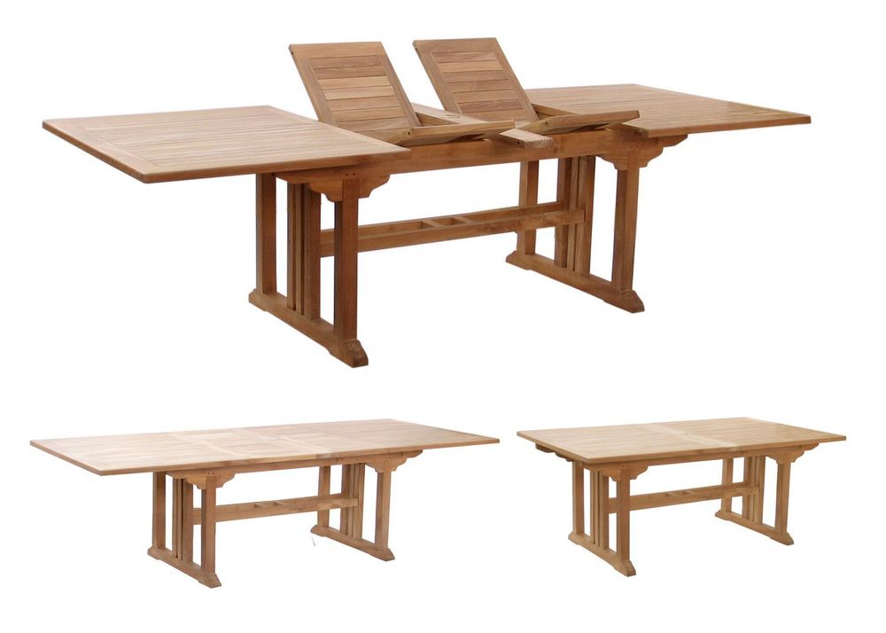 Neapel 240-320, стол обеденный натуральный, тик