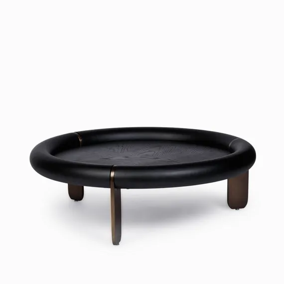 Журнальный стол Luca Ø100х33 см, черный