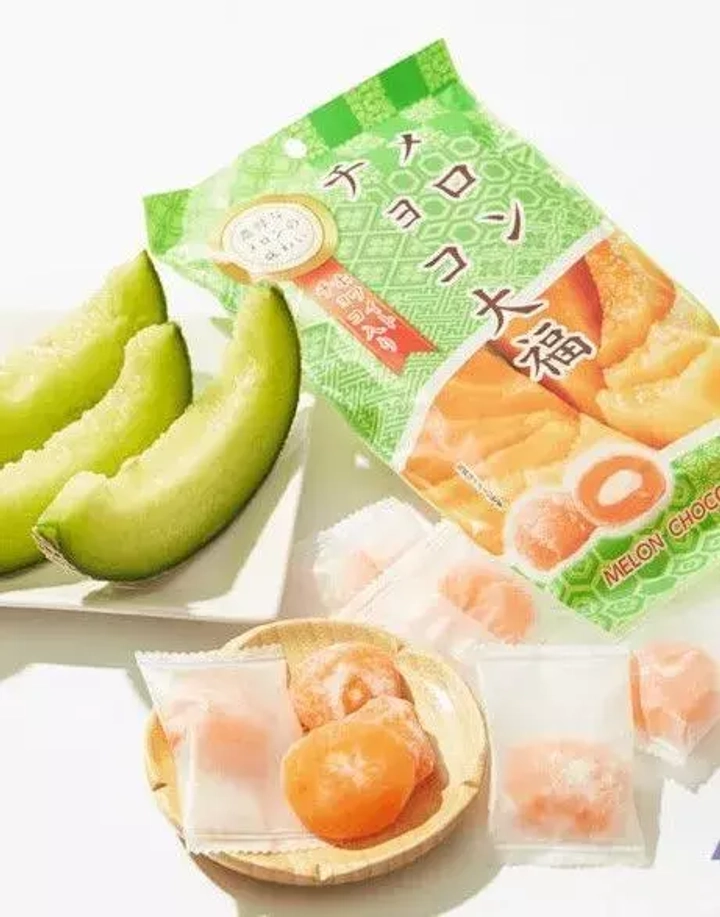 Моти Seiki Melon Choco Mochi со вкусом дыни и шоколада 130 г