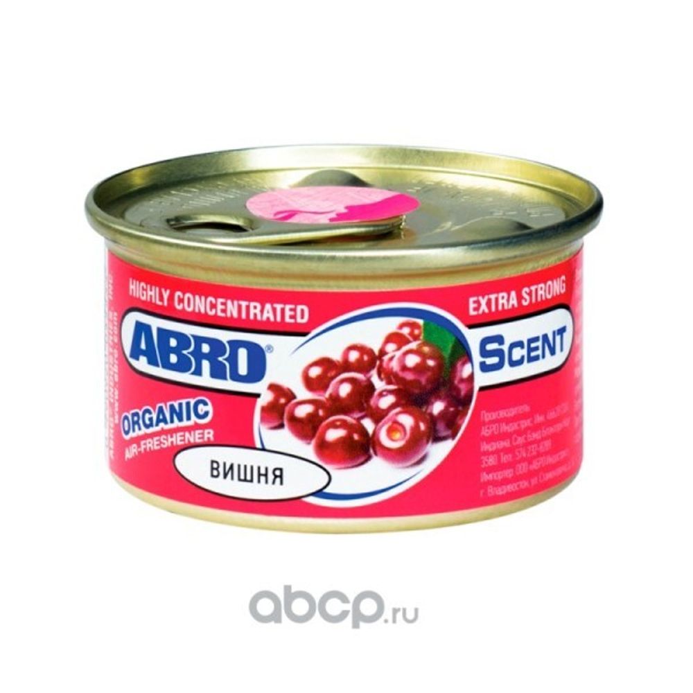 Ароматизатор на панель  Organic  Вишня 42 гр (ABRO)
