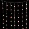 Светодиодный занавес 2*3 м., 600 экстра теплых белых LED ламп, облегченный, прозрачный провод ПВХ, LTC (PCL600NOT-10-2EWW)