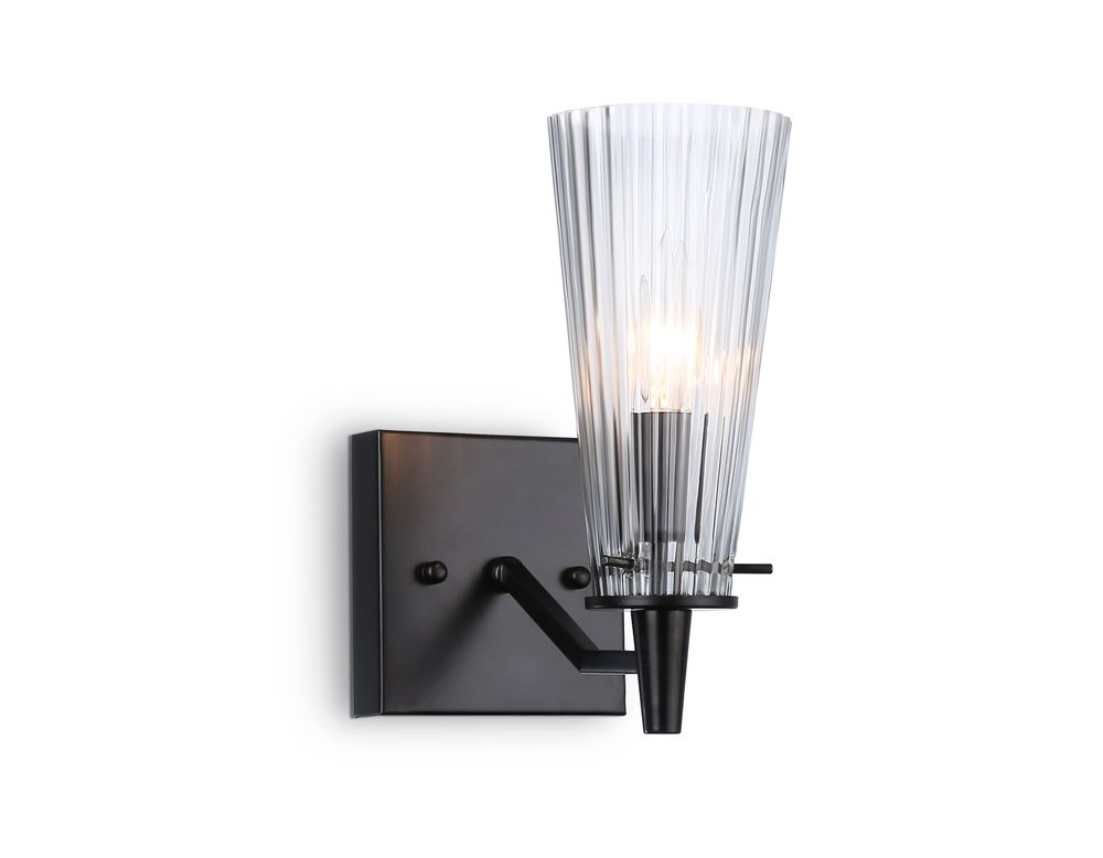 Настенный светильник со сменной лампой TR3239 BK черный E14 max 40W 250*120*210