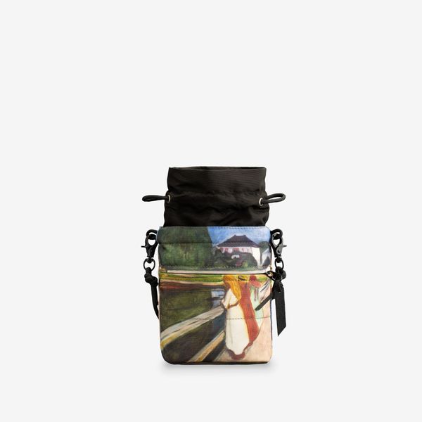 Сумка Candy Девушки на мосту (Эдвард Мунк) зеленый - фото 2
