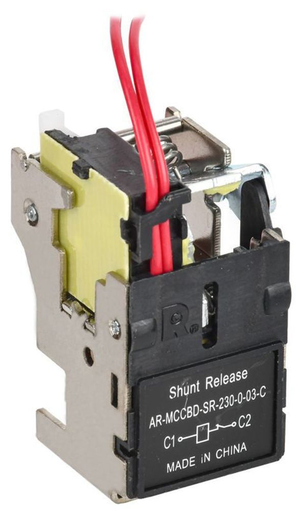 Расцепитель независимый левый 230В AC MCCB типоразмер A; D ARMAT IEK AR-MCCBD-SR-230-0-03-C Расцепитель независимый левый 230В AC MCCB типоразмер A; D ARMAT IEK AR-MCCBD-SR-230-0-03-C