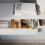 Шкаф - VIHALS  IKEA/ ВИХАЛС ИКЕА, 140x37x75 см, белый