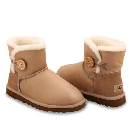 Угги Mini Bailey Button Soft Gold