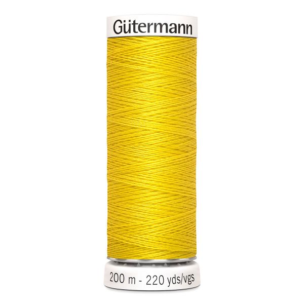 Нитки универсальные Gutermann Sew-all 100 (200 метров), 5 кат. | 177 ярко-желтый