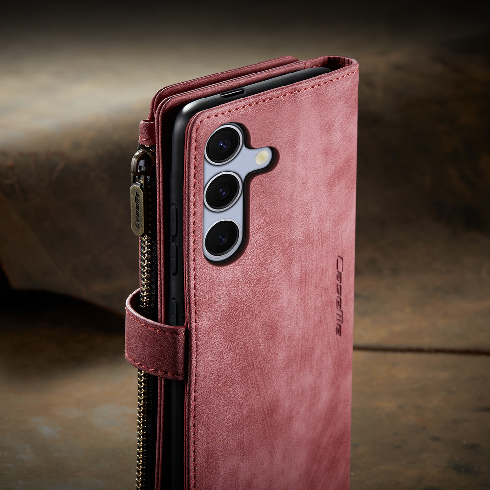 Многофункциональный чехол-кошелек CaseMe 3 in 1 Matte Wallet для Samsung Galaxy S25 FE