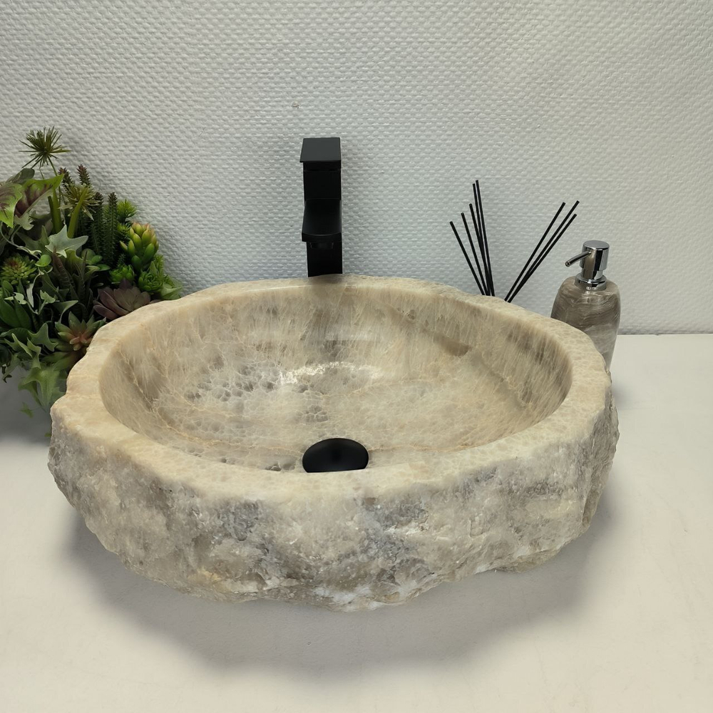 Раковина из оникса Erozy Grey EO-62642 50*42*15 0093