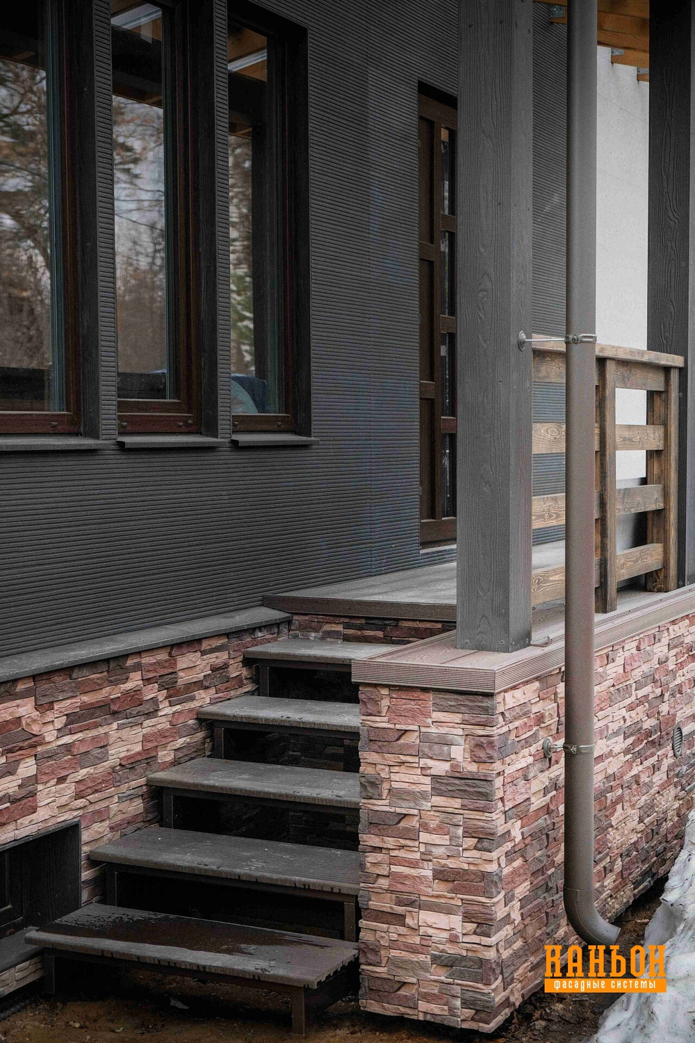 Навесной декоративный камень Каньон, коллекция Дакота