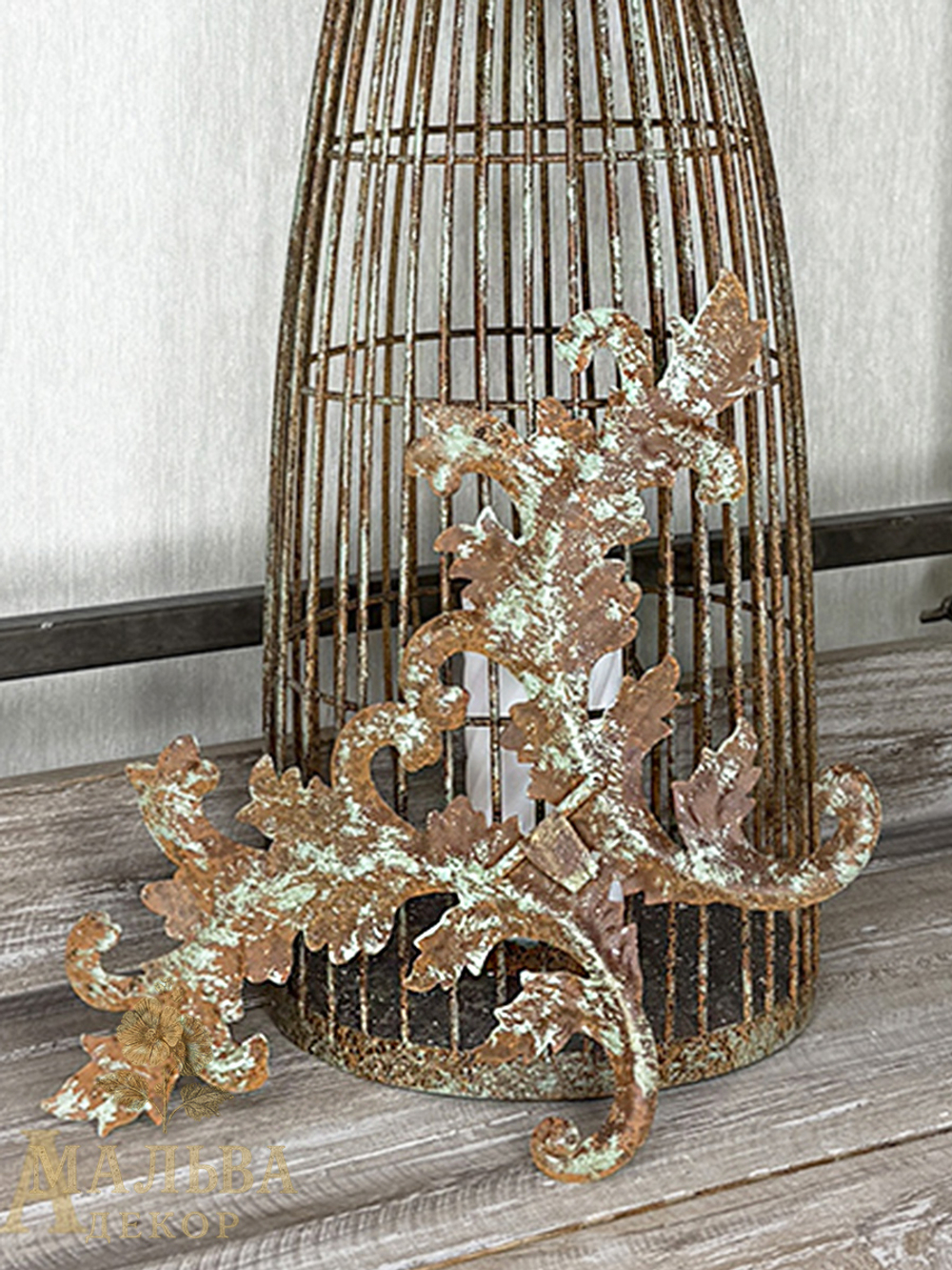 Декоративный подсвечник "Античный Ангел" 29x17x58 см