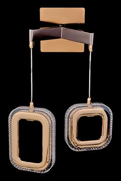 Бра LED 15W 3000К/4000К/5500К LE7701/2W Grey/Gold серый/золото Theona Leon