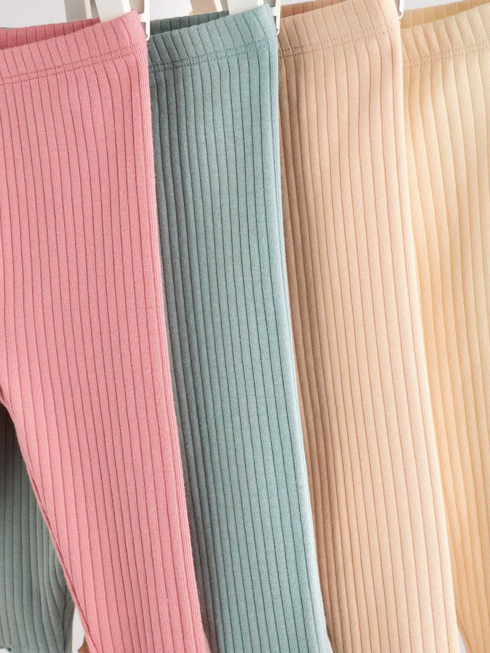 Легинсы для малышей Next E67-040, 4 шт., Молочный, Голубой, Розовый