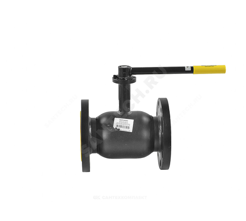 Кран шаровой сталь 09Г2С Ballomax КШТ 61.103 Ду 150 Ру25 фл L=350мм ISO-фл и рукоятка BROEN КШТ 61.103.150.А.25