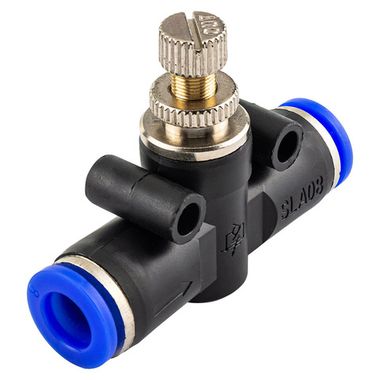 Фитинг для пластиковых трубок с регулятором 8x8мм Forsage F-SPA08