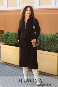 Платье 23-29-черный Minova