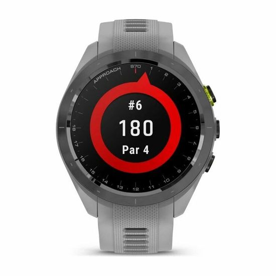 Смарт-часы Garmin для гольфа Approach S70 - 42 mm Black Ceramic Grey 010-02746-11